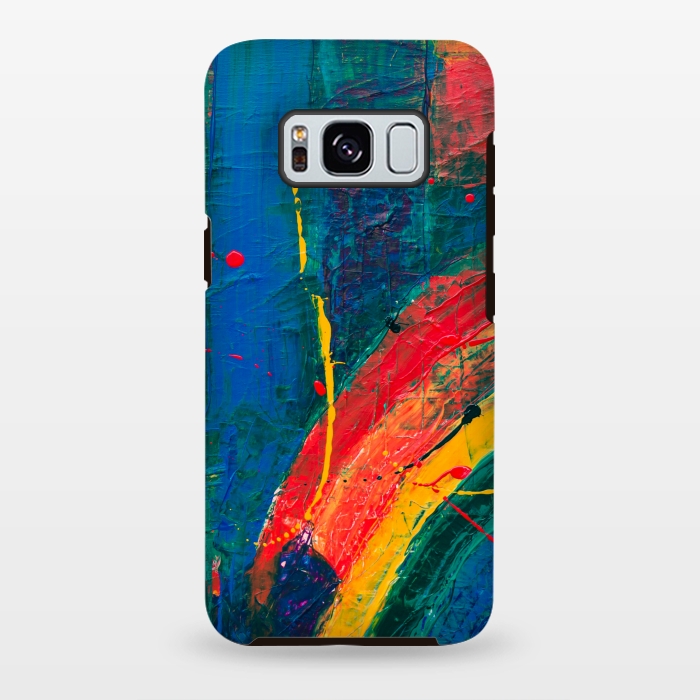 Galaxy S8 plus StrongFit PAINTED SHADES RAINBOW! by MALLIKA