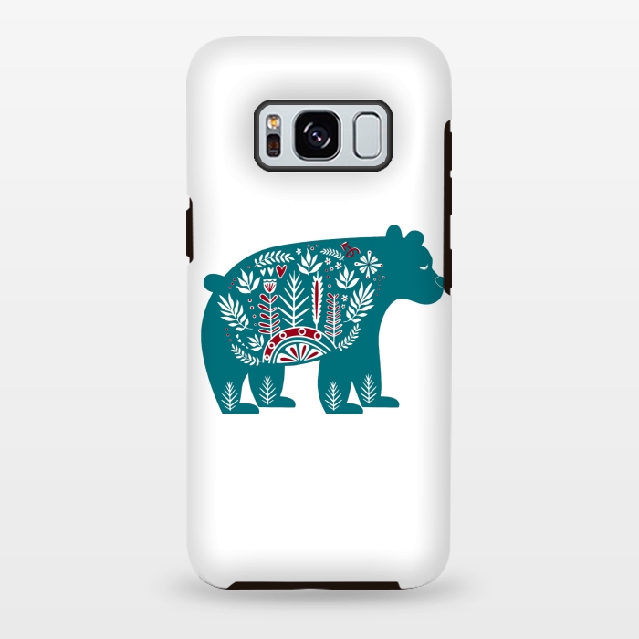 Galaxy S8 plus StrongFit Nordic bear  by Winston