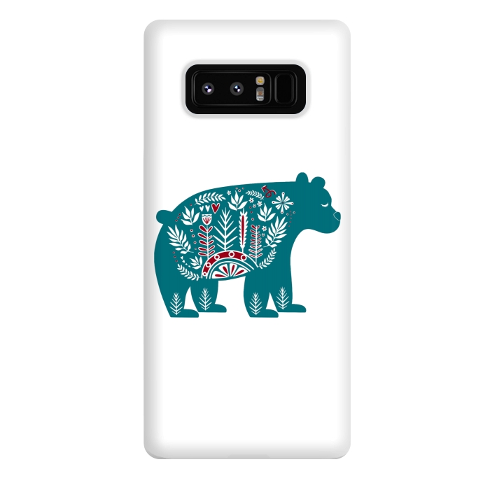 Galaxy Note 8 StrongFit Nordic bear  by Winston