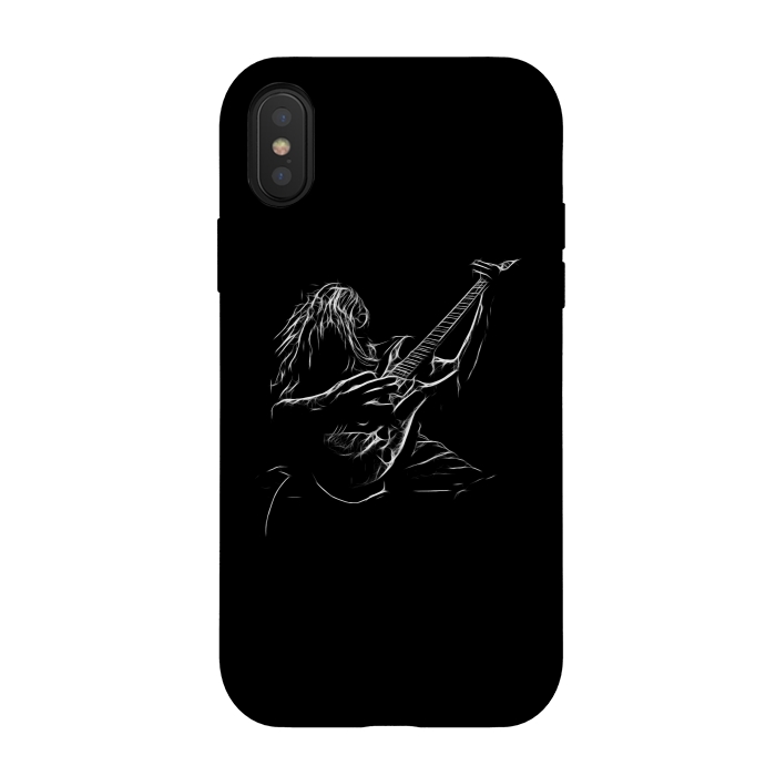 iPhone Xs / X StrongFit Guitarist  by Winston