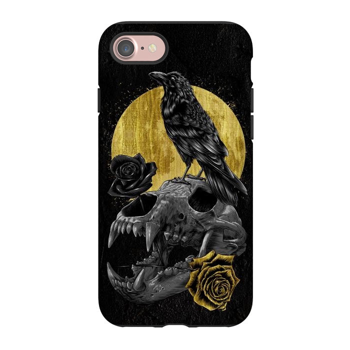 iPhone 7 StrongFit Skull Crow by Alberto