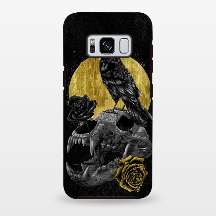 Galaxy S8 plus StrongFit Skull Crow by Alberto