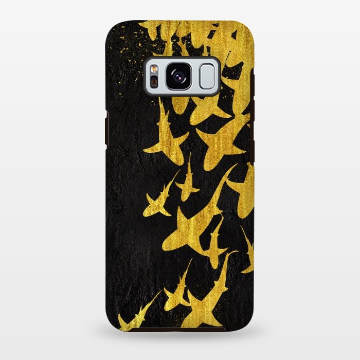 Galaxy S8 plus StrongFit Golden Sharks by Alberto