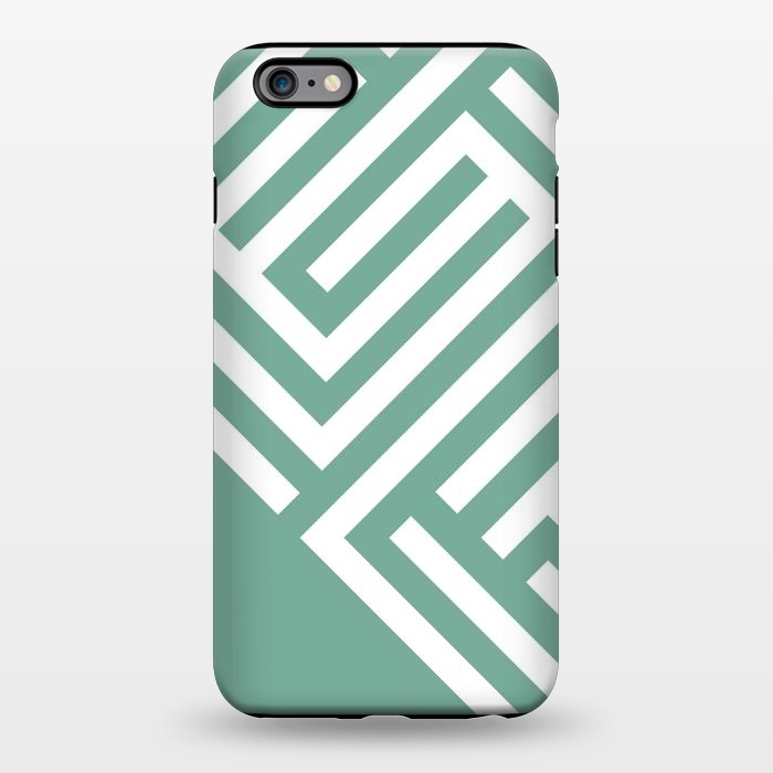 iPhone 6/6s plus StrongFit Mint Maze by ArtPrInk
