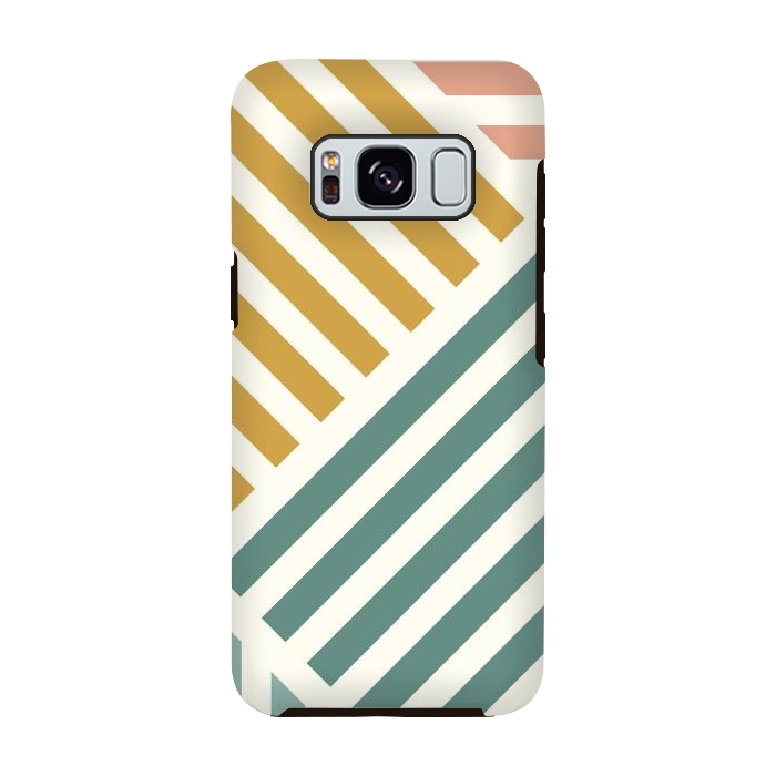 Galaxy S8 StrongFit Abstract Summer Lines by ArtPrInk