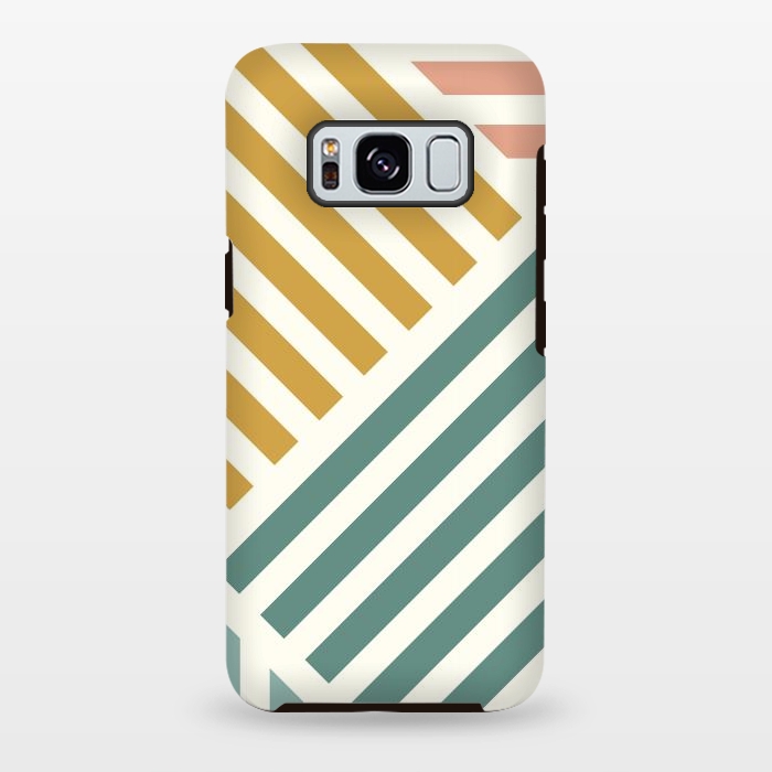 Galaxy S8 plus StrongFit Abstract Summer Lines by ArtPrInk