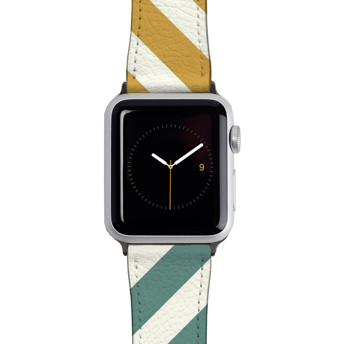 Watch 38mm / 40mm Strap PU leather Abstract Summer Lines by ArtPrInk
