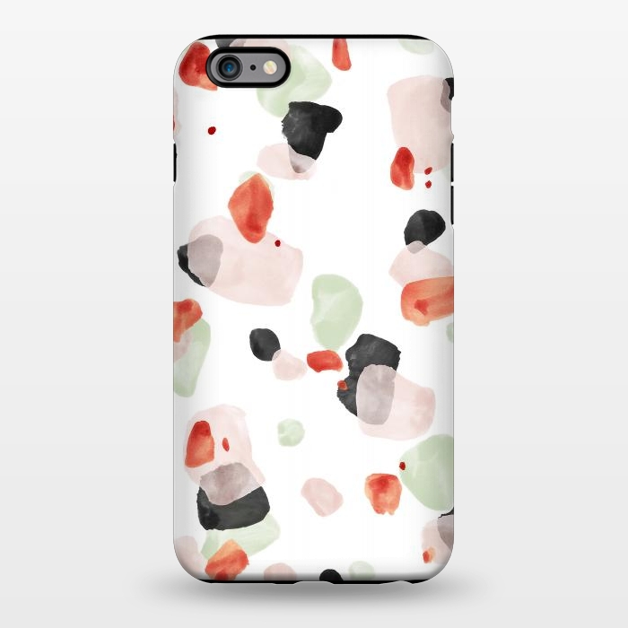 iPhone 6/6s plus StrongFit Abstract Watercolor Painting Terrazzo Pattern 06 by amini54