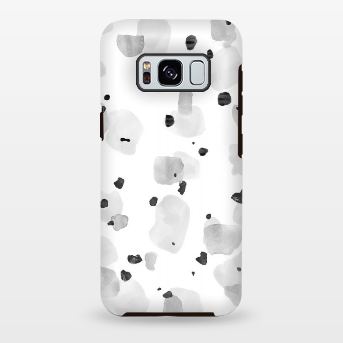 Galaxy S8 plus StrongFit Abstract Watercolor Painting Terrazzo Pattern 09 by amini54