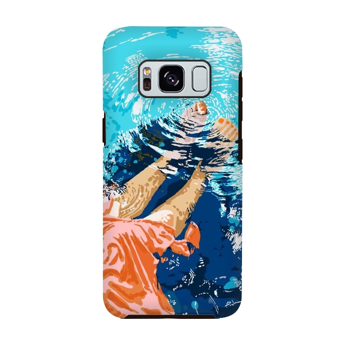 Galaxy S8 StrongFit Take Me Where The Waves Kiss My Feet by Uma Prabhakar Gokhale