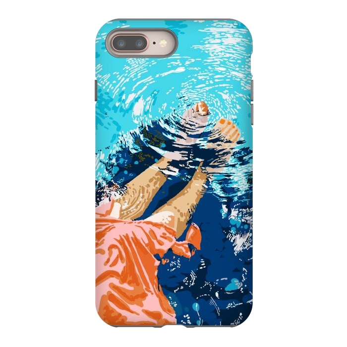 iPhone 8 plus StrongFit Take Me Where The Waves Kiss My Feet by Uma Prabhakar Gokhale