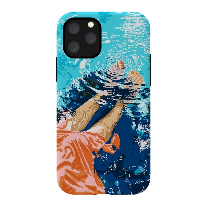 iPhone 11 Pro StrongFit Take Me Where The Waves Kiss My Feet by Uma Prabhakar Gokhale