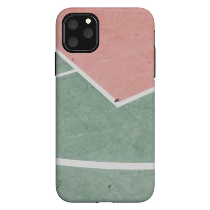 iPhone 11 Pro Max StrongFit green pink marble shades by MALLIKA