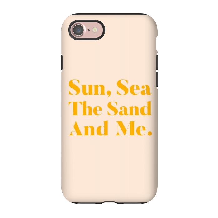 iPhone 7 StrongFit Sun, Sea, The Sand & Me by Uma Prabhakar Gokhale