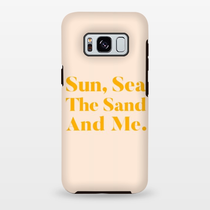 Galaxy S8 plus StrongFit Sun, Sea, The Sand & Me by Uma Prabhakar Gokhale