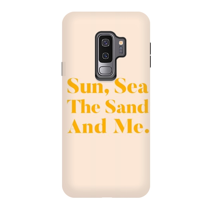 Galaxy S9 plus StrongFit Sun, Sea, The Sand & Me by Uma Prabhakar Gokhale