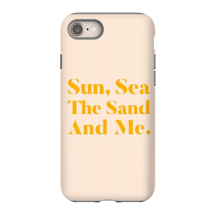 iPhone 8 StrongFit Sun, Sea, The Sand & Me by Uma Prabhakar Gokhale