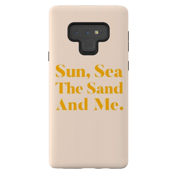 Galaxy Note 9 StrongFit Sun, Sea, The Sand & Me by Uma Prabhakar Gokhale
