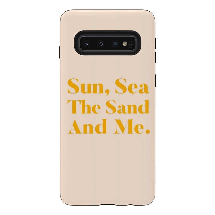 Galaxy S10 StrongFit Sun, Sea, The Sand & Me by Uma Prabhakar Gokhale