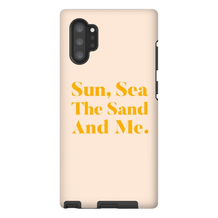 Galaxy Note 10 plus StrongFit Sun, Sea, The Sand & Me by Uma Prabhakar Gokhale