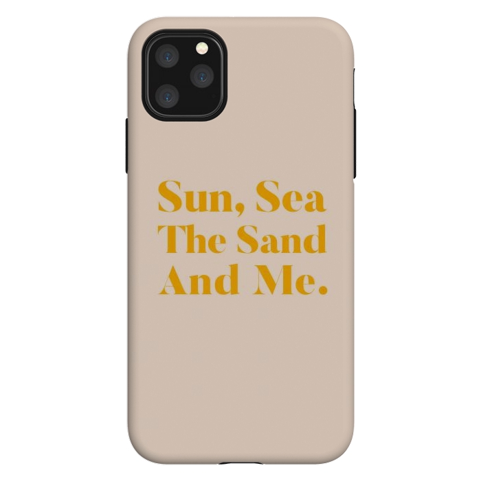 iPhone 11 Pro Max StrongFit Sun, Sea, The Sand & Me by Uma Prabhakar Gokhale