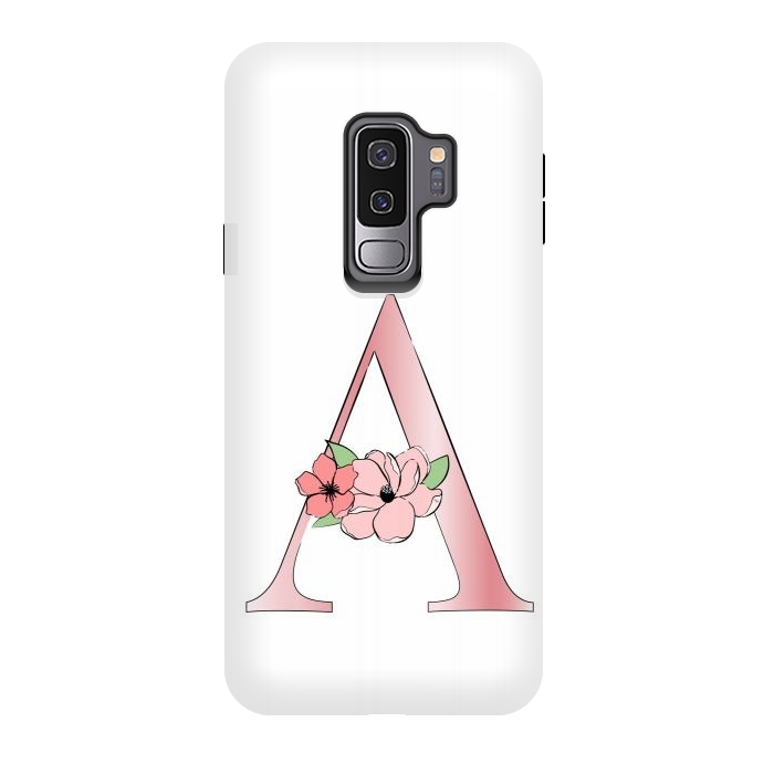 Galaxy S9 plus StrongFit Monogram Letter A by Martina