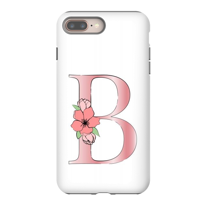 iPhone 7 plus StrongFit Monogram Letter B by Martina