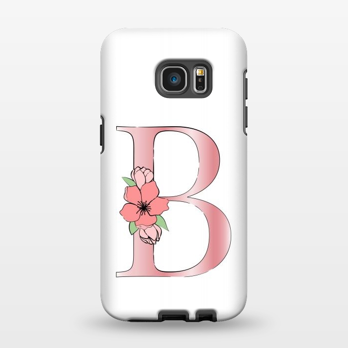 Galaxy S7 EDGE StrongFit Monogram Letter B by Martina