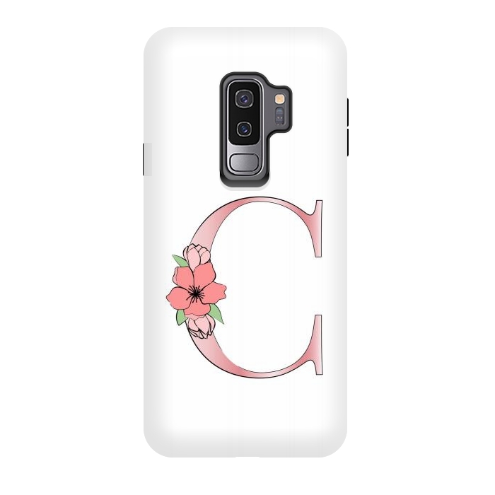 Galaxy S9 plus StrongFit Monogram Letter C by Martina