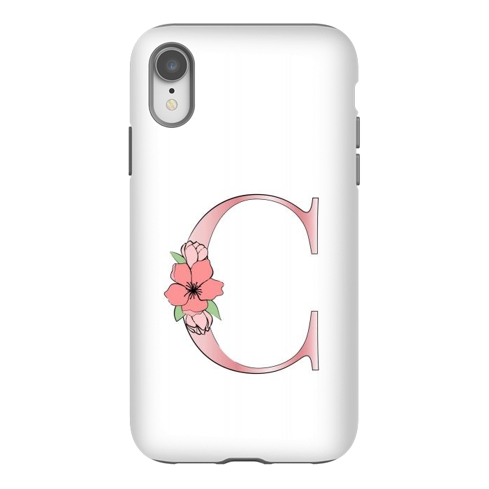 iPhone Xr StrongFit Monogram Letter C by Martina