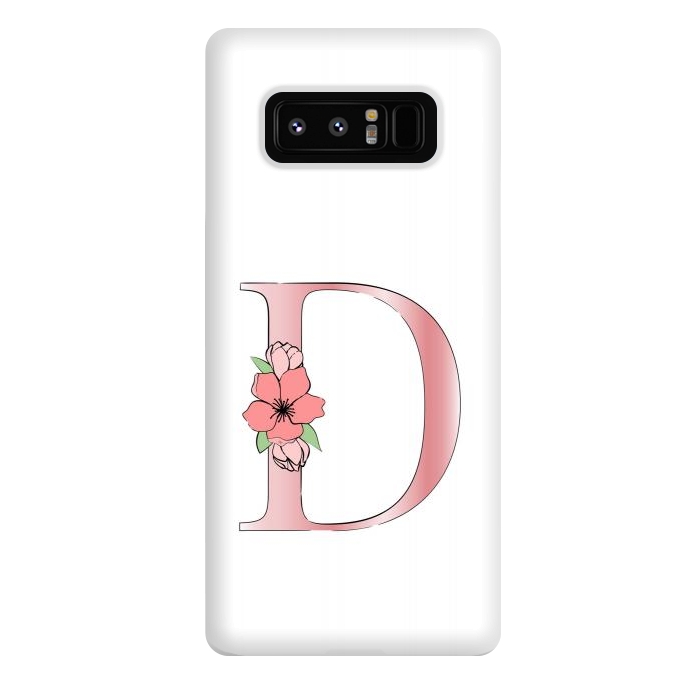 Galaxy Note 8 StrongFit Monogram Letter D by Martina