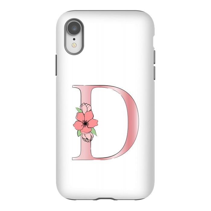 iPhone Xr StrongFit Monogram Letter D by Martina