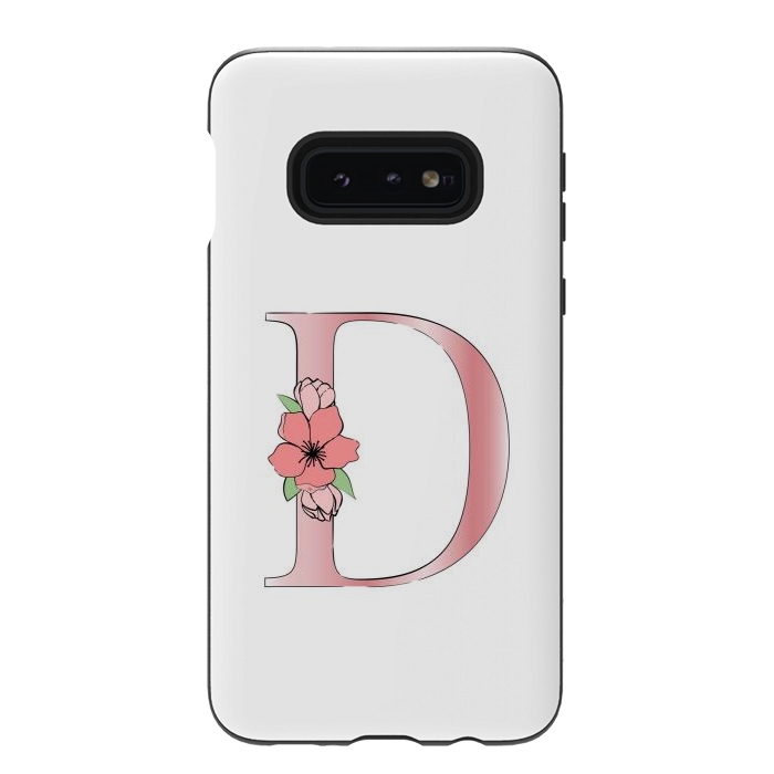 Galaxy S10e StrongFit Monogram Letter D by Martina