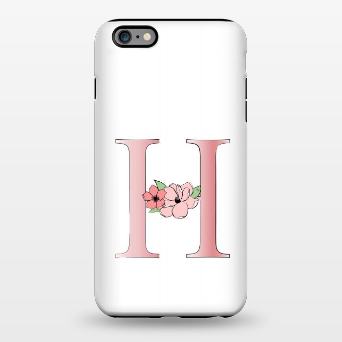 iPhone 6/6s plus StrongFit Monogram Letter H by Martina