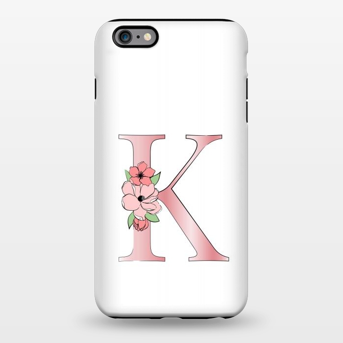 iPhone 6/6s plus StrongFit Monogram Letter K by Martina