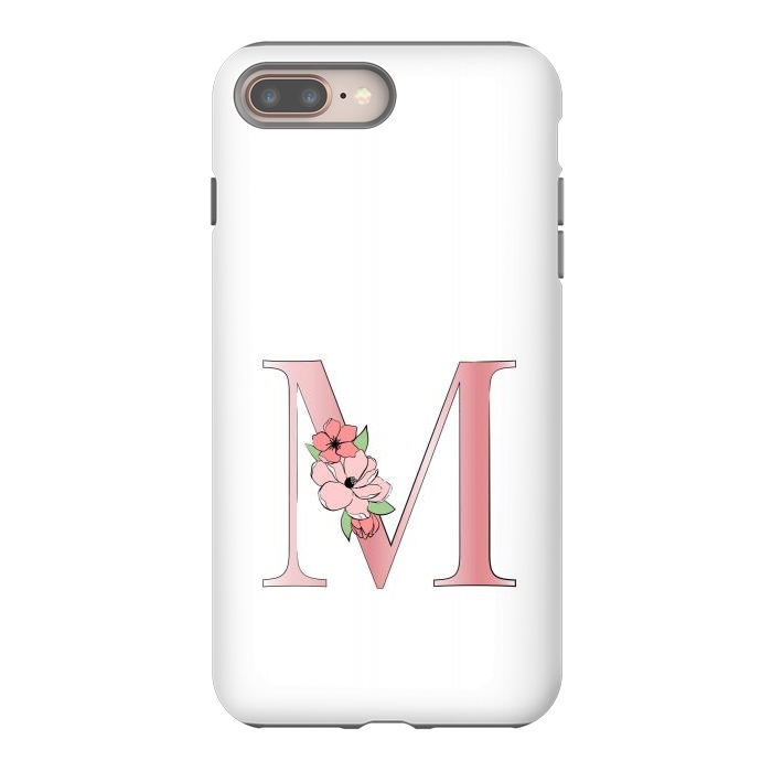 iPhone 7 plus StrongFit Monogram Letter M by Martina