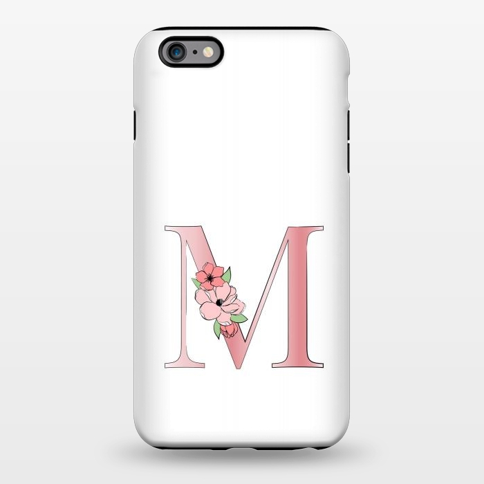 iPhone 6/6s plus StrongFit Monogram Letter M by Martina