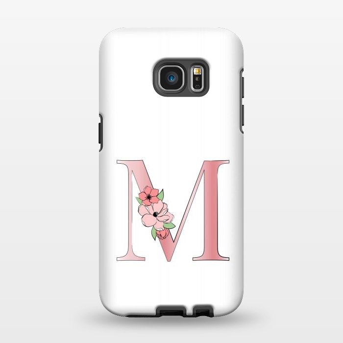 Galaxy S7 EDGE StrongFit Monogram Letter M by Martina