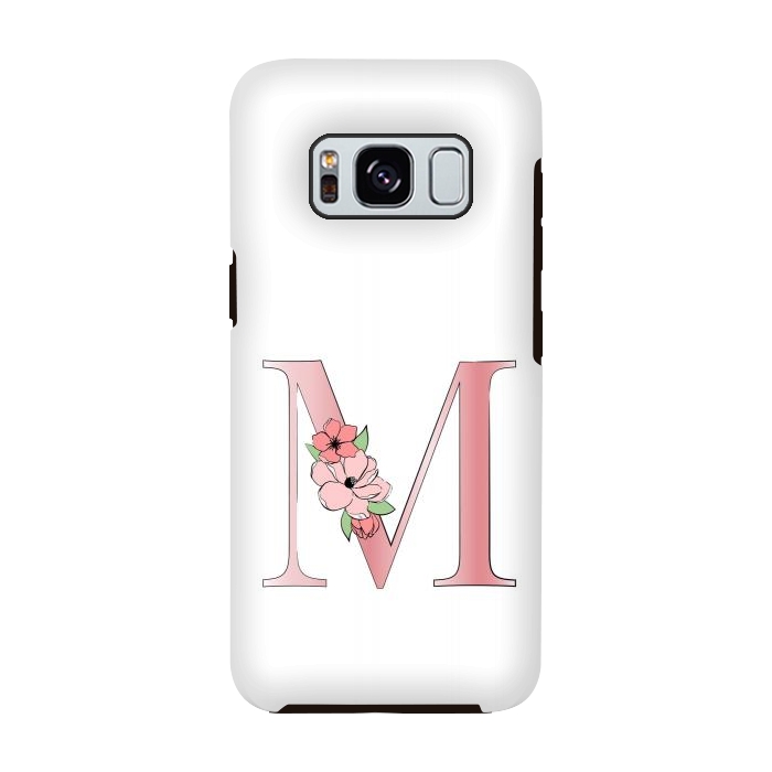 Galaxy S8 StrongFit Monogram Letter M by Martina