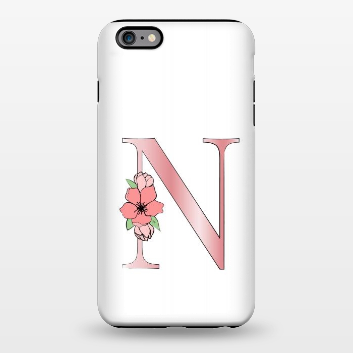 iPhone 6/6s plus StrongFit Monogram Letter N by Martina