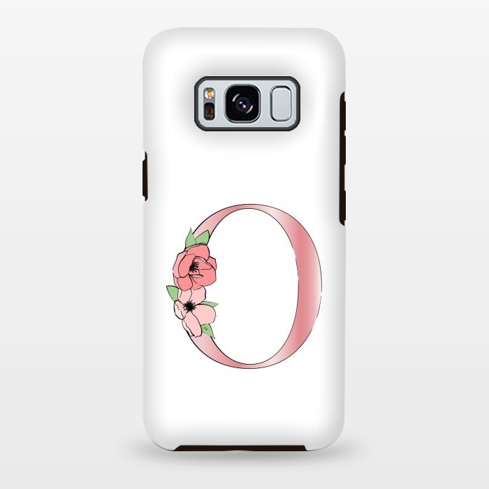 Galaxy S8 plus StrongFit Monogram Letter O by Martina