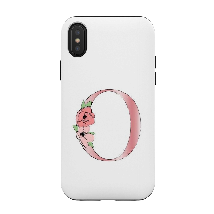 iPhone Xs / X StrongFit Monogram Letter O by Martina