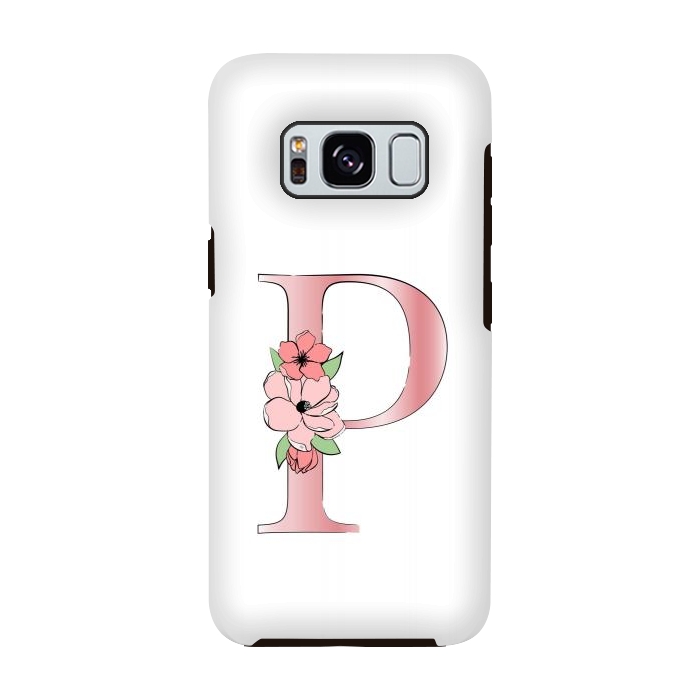 Galaxy S8 StrongFit Monogram Letter P by Martina