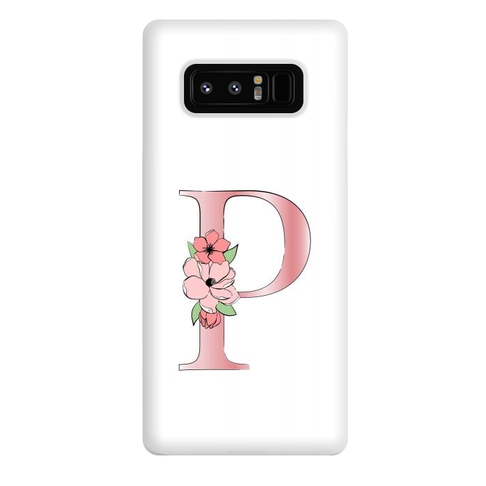 Galaxy Note 8 StrongFit Monogram Letter P by Martina