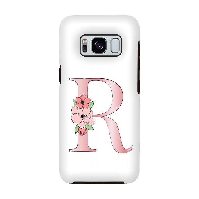 Galaxy S8 StrongFit Monogram Letter R by Martina