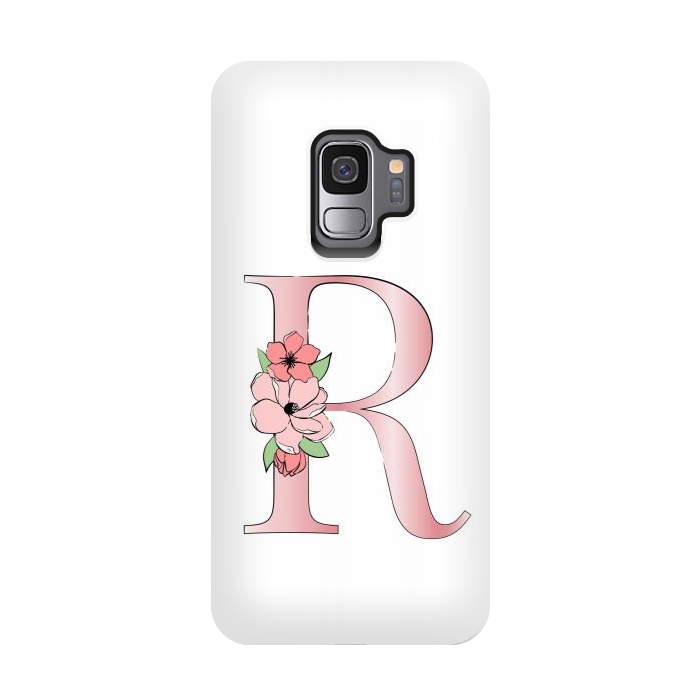 Galaxy S9 StrongFit Monogram Letter R by Martina