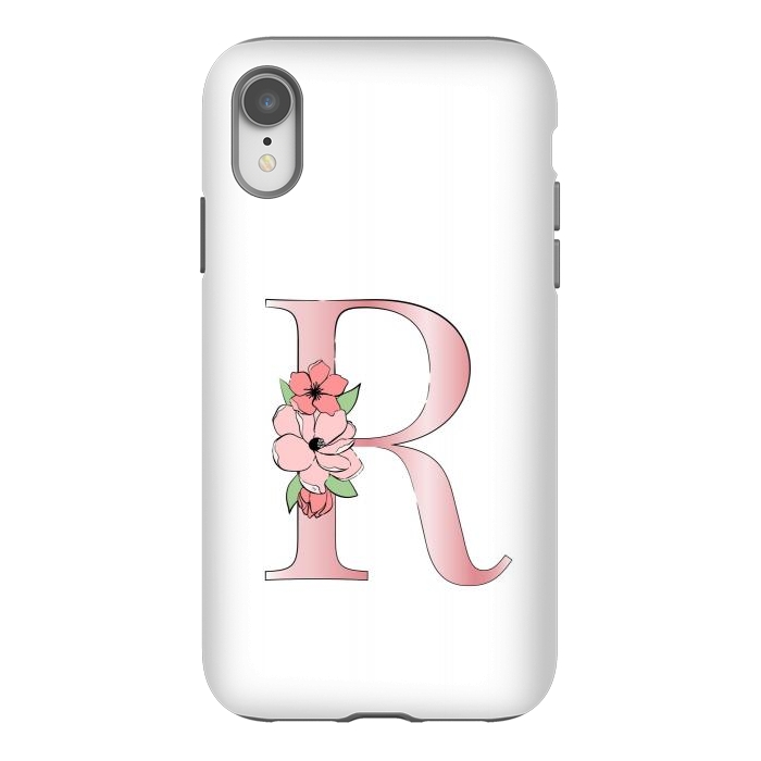 iPhone Xr StrongFit Monogram Letter R by Martina