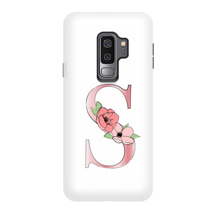 Galaxy S9 plus StrongFit Monogram Letter S by Martina