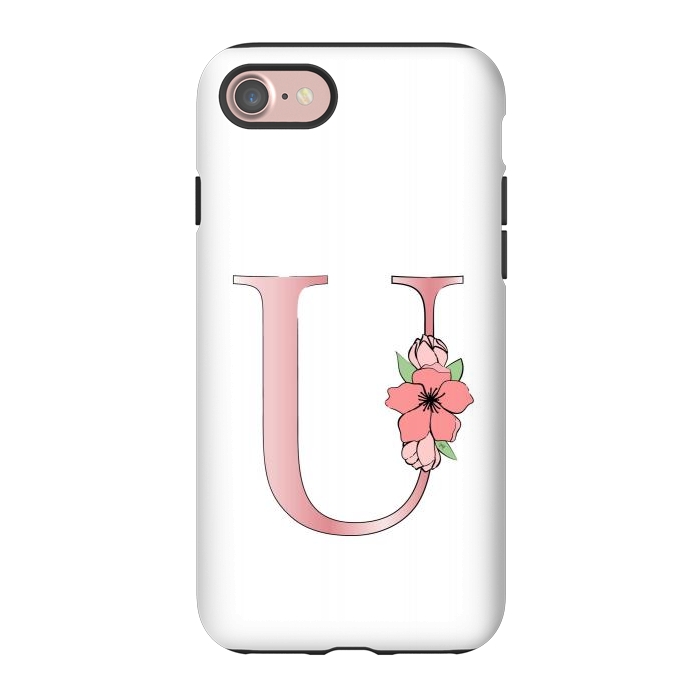 iPhone 7 StrongFit Monogram Letter U by Martina