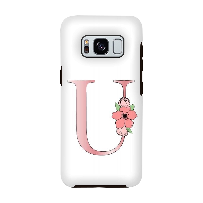 Galaxy S8 StrongFit Monogram Letter U by Martina